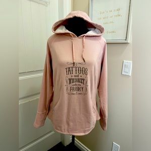 Tattoos & Whiskey Make Me Frisky Super soft Hoodie